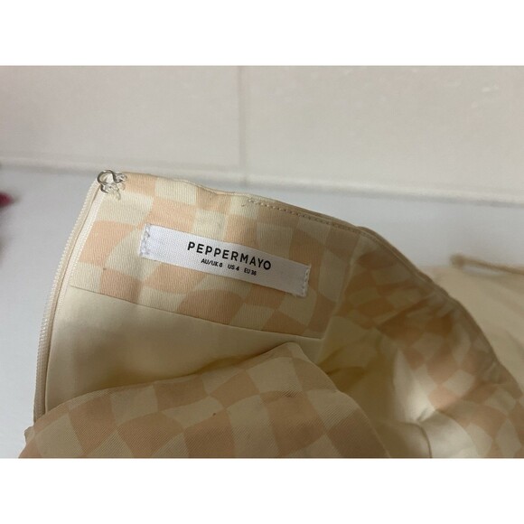 Peppermayo Wavy Checkered Bustier With Matching Skirt - Picture 3 of 10